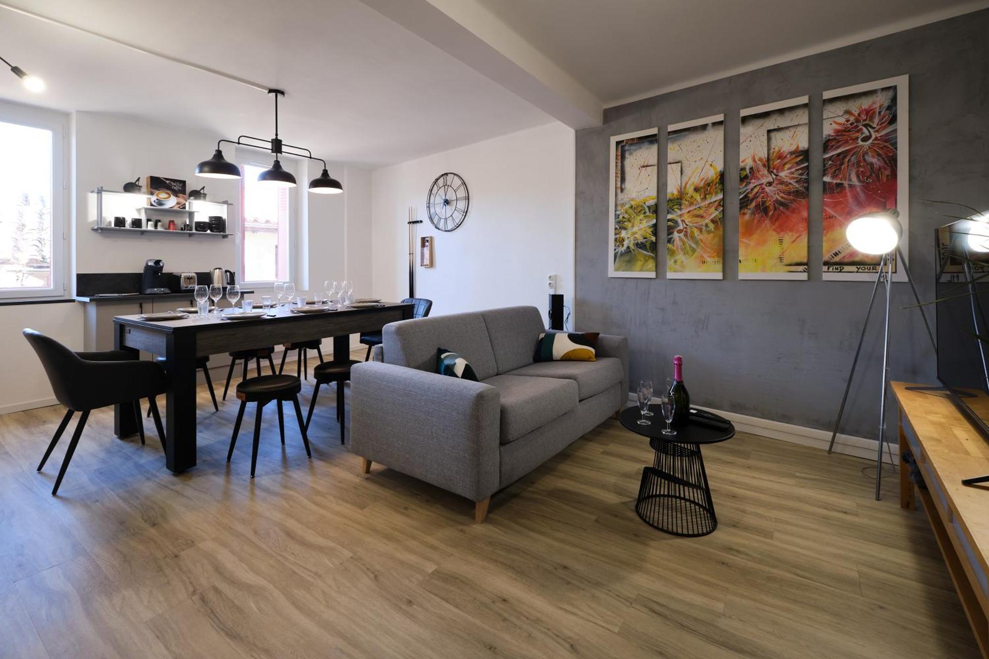Magnifique*T4*Centre Ville*Wifi*Billard*Netflix* Limoux Exteriér fotografie
